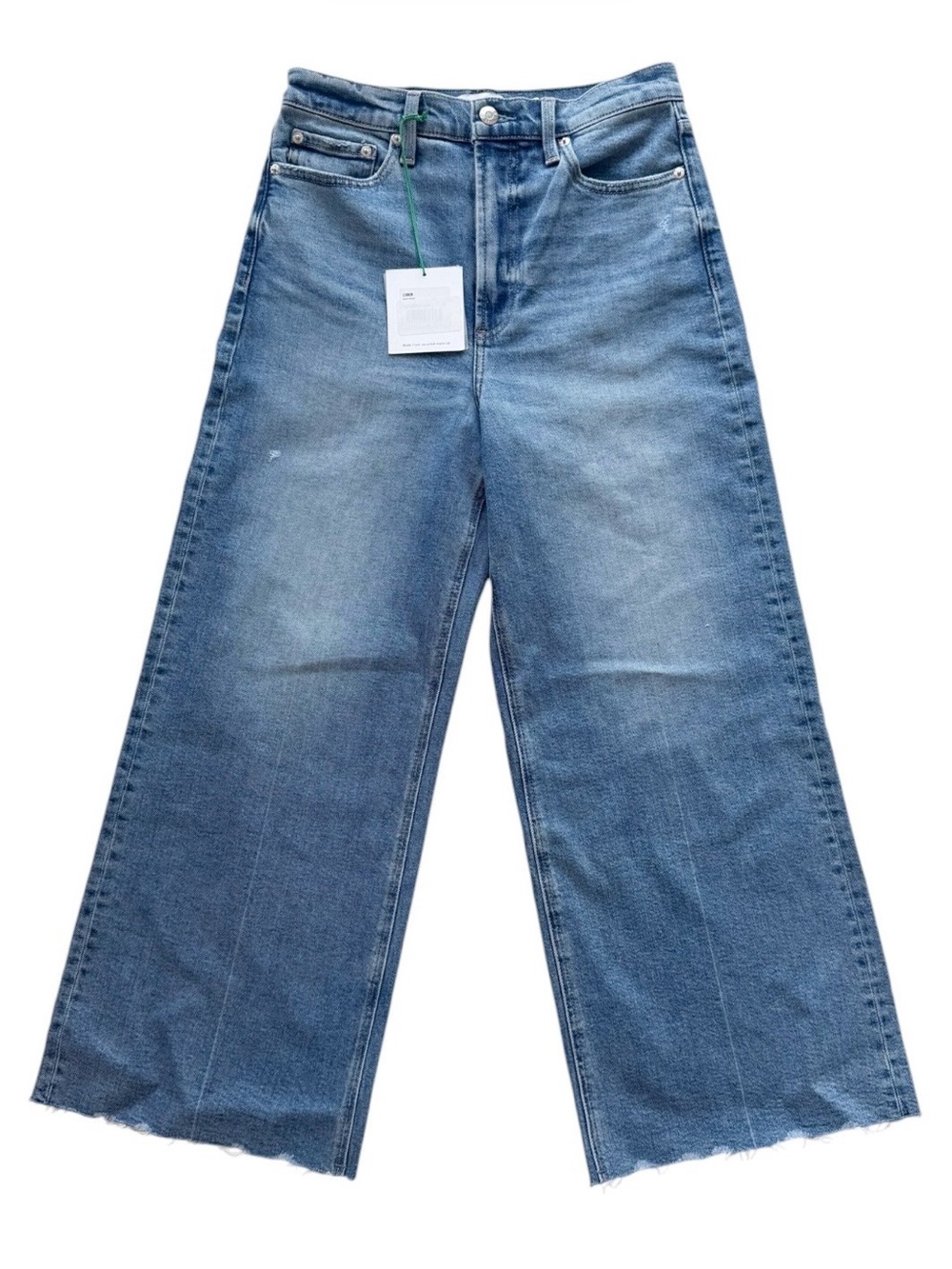 NWT Pistola Lana Crop High Rise Ultra Wide Leg Jeans Size 28 - Picture 1 of 7